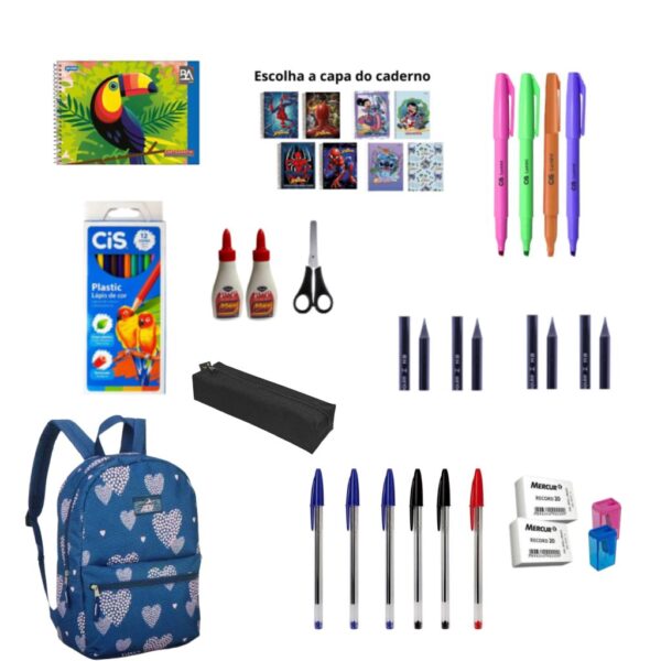 Kit Educação de Jovens e Adultos + Mochila